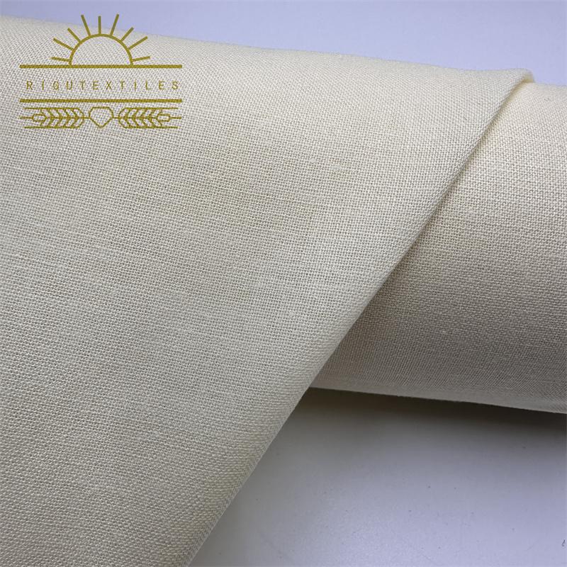 EcoFriendly Blended Linen Cotton Fabric for Garments and Home Textiles