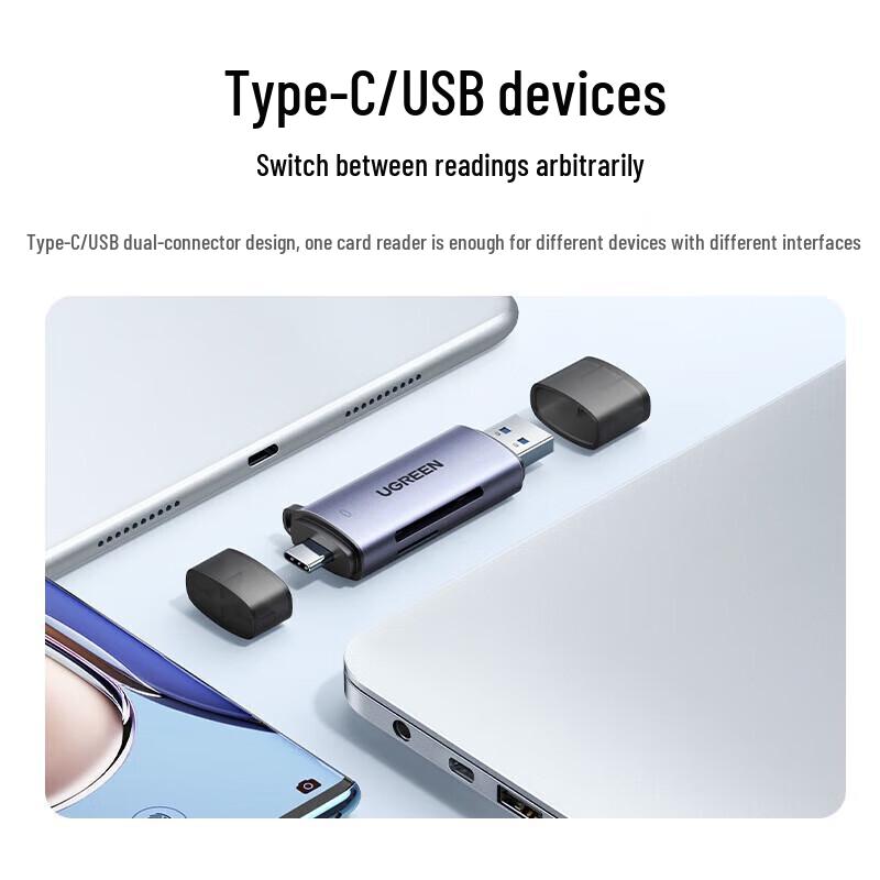 UGREEN USB 3.0 Dual Slot SD/TF Card Reader