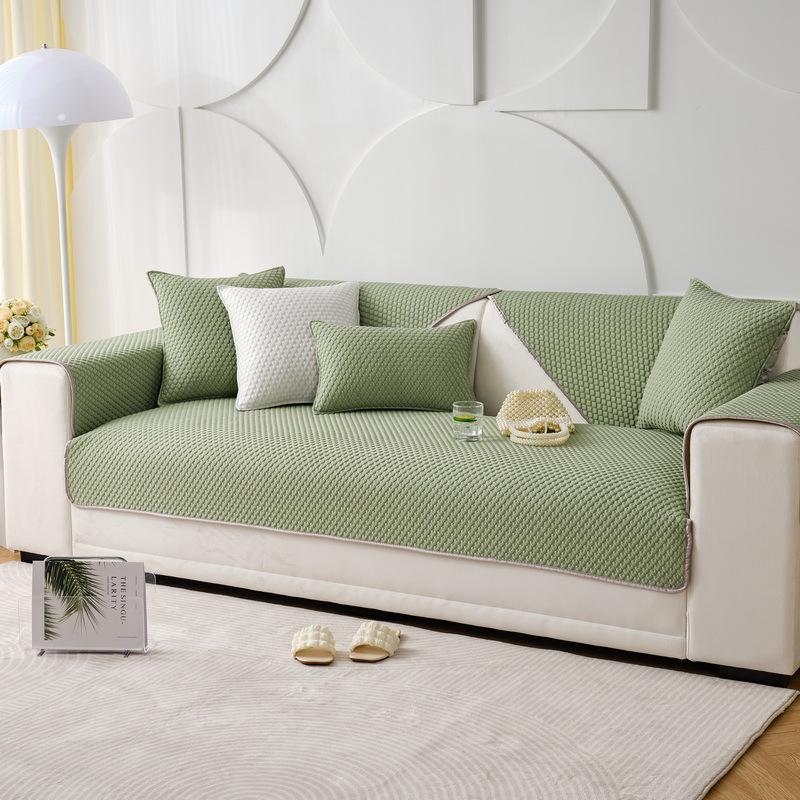 Cool Feeling Ice Silk Sofa Cushion Summer Cool Feeling Love Cushion Summer Non-Slip Sofa Cover Cover Cloth