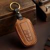 Genuine Leather Car Key Case for Toyota Camry Asian Dragon Premium Key Cover Accessories