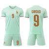 2026 France Away Football Jerseys Light Green #9