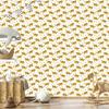 Tigers Wallpaper White, Cream and Gold for Living Room and Bedroom 50x1000