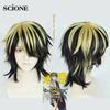 Anime Tokyo Revengers Hanemiya Kazutora Cosplay Wig Black Golden Short Wig Tokyo Manji Gang Captain Fiber Hair Woman Man