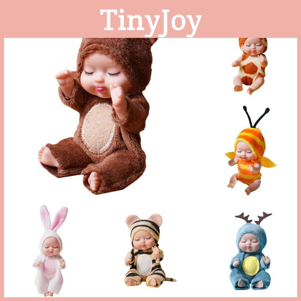 Crafted Lifelike Sleeping Newborn Baby Doll With Rotatable Limbs**