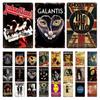 Vintage Rock Band Metal Sign Metal Poster Sign Plaque Metal Wall Plate Workshop Bar Pub Garage Club Retro Home Wall Decor