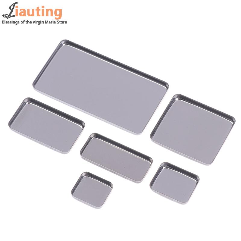Hot Sale 5/10pcs Empty Eyeshadow Tin Pans Makeup Palettes Empty Square Palette Iron Cases Pans For Powder