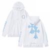 820 CHROME HEARTS Осень-Зима 2025 Новая Толстовка с капюшоном с логотипом классического стиля большого размера, Подходит для парной носки