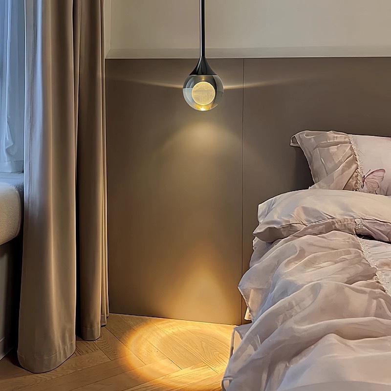 Современный минималистичный хрустальный подвесной светильник для спальни, столовой и гостиной