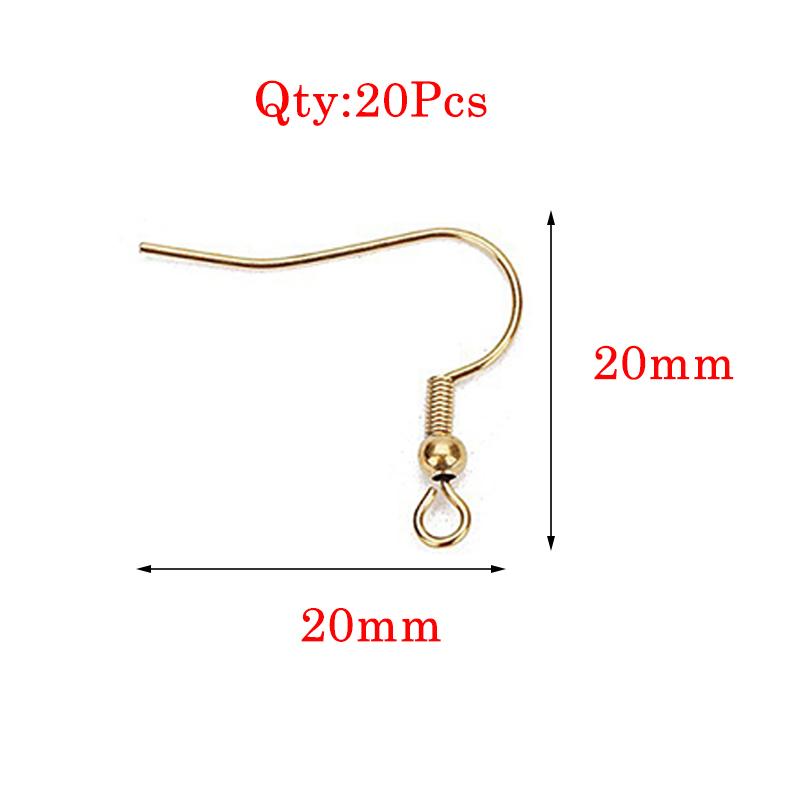 Stainless Steel Earrings Hook For Jewelry Making Hypoallergenic Women Dangle Cross Earring Clasps Fittings Diy Finding