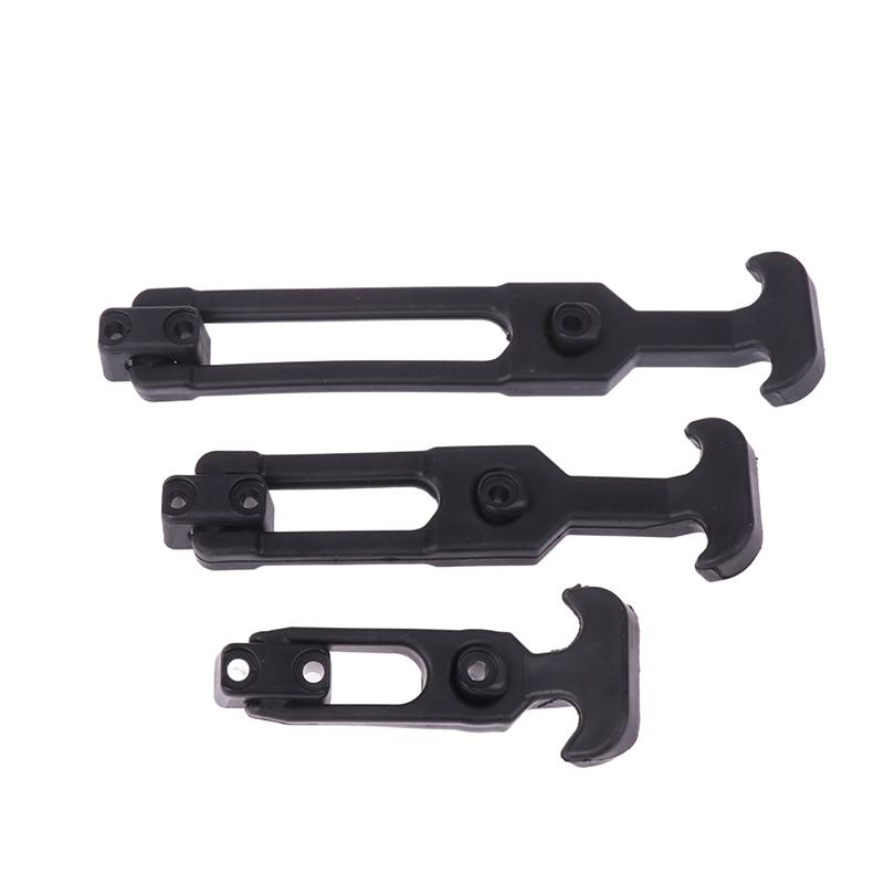 Rubber Hood Catch Flexible T-Handle Hasp Rubber Flexible Draw Latches With Brackets For Tool Box Vehicle Engine