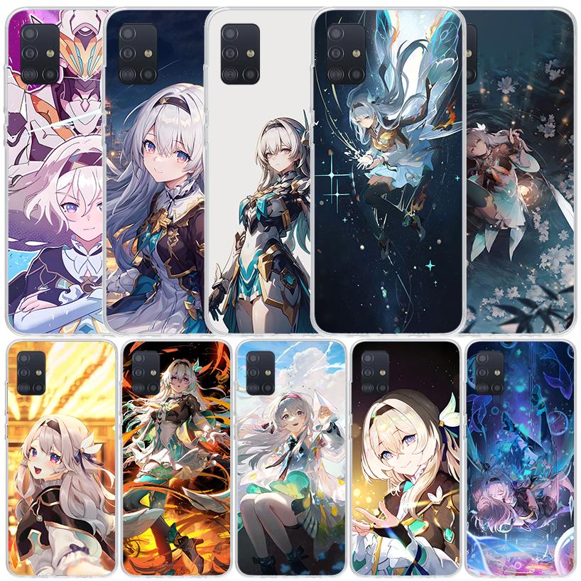 Чехол Honkai Star Rail Firefly Мягкий для Samsung Galaxy A12 A22 A32 A52 A72 A02S Чехол для телефона Note 20 Ultra 10 S10 Plus A51 A71 A50