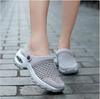New Sandals Women's Autumn and Summer New Hollow Hole Shoes European and American Flying Woven Mesh Large Size Women's Shoes