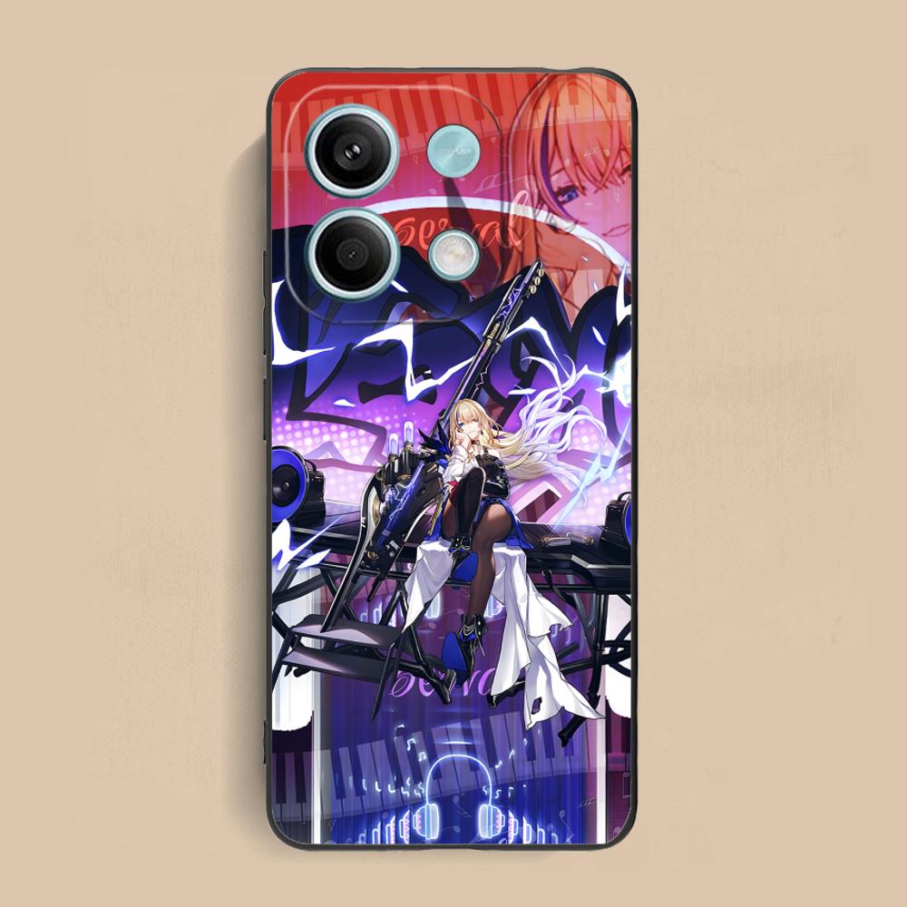 HSR Serval Матовый ТПУ Чехол для Мобильного Телефона для Xiaomi Redmi Note 14 13 12 11 S Pro Plus 4G 5G Цветная Печать Обложка