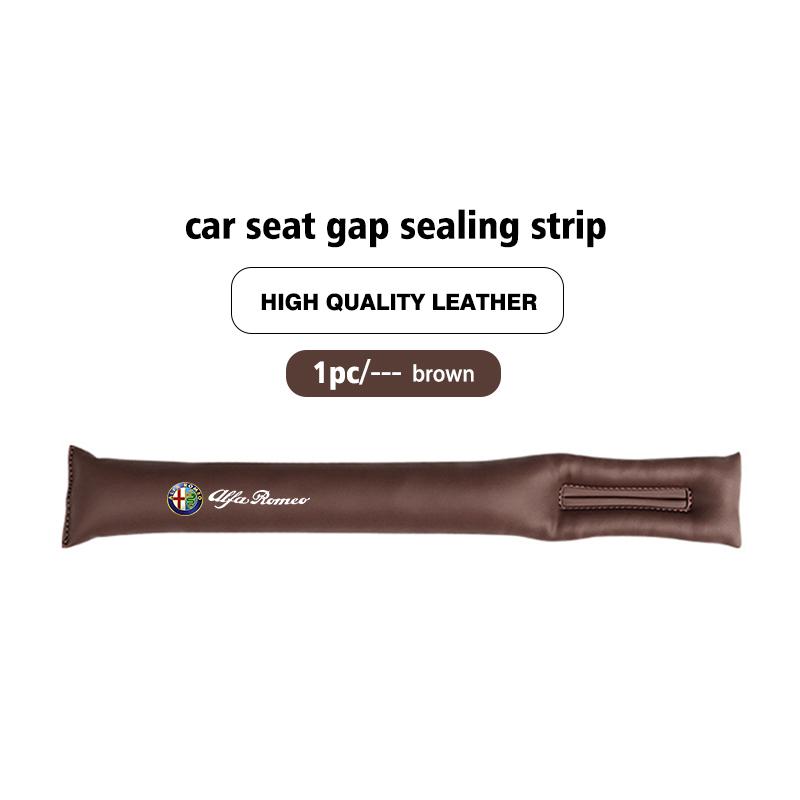 EKIS8 For Alfa Romeo Car Seat Gap Plug Seam Filling Anti-Leakage Seat Side Slot Strip Pads Giulietta GT 159 147 156 Mito Brera Giulia