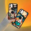 Мультяшный чехол для телефона Астронавт Силикон PC+TPU Для iPhone 11 12 13 14 15 16 Plus Pro Max Чехол