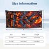 Dinosaur Theme Beach Towel Personalized Custom Name & Text Soft Quick Dry Beach Towel for Swimming Travel