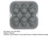 Skull Ice Cube Mold 6-Cavity Silicone Ice Tray for Whiskey Cocktails Food-Grade Flexible Ice Maker for Halloween Parties