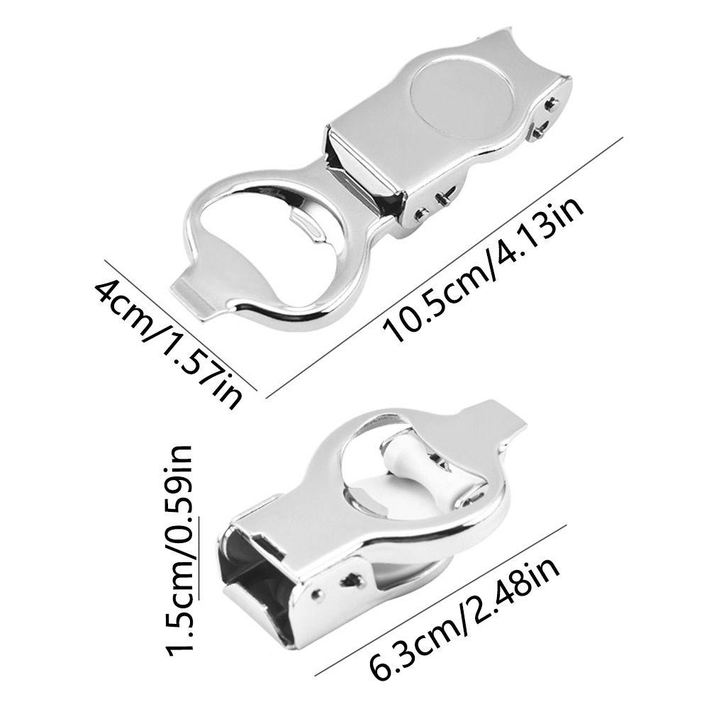 Stainless Steel Bottle Opener Folded Can Tapper Portable Wine Stoppers Beer