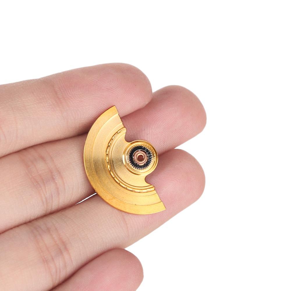 Gold Stainless Steel Oscillating Weight Automatic Hammer Mechanical Movement Watch Repair