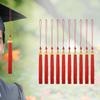 10 Pieces Graduation Tassels DIY Craft Doctoral Hat Hanging Tassels Party Favors Graduate Hat Decoration with 2025 Year Charm