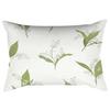 Nordic Simple Green Small Fresh Floral Modern Simple Pillow Sofa Living Room Model Suede Waist Pillow Case Pillow
