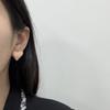 Винтажные серьги-гвоздики из желейной смолы Love, женские, милые и симпатичные, серьги в форме персикового сердца для девушек, серьги в форме персика Niche Design