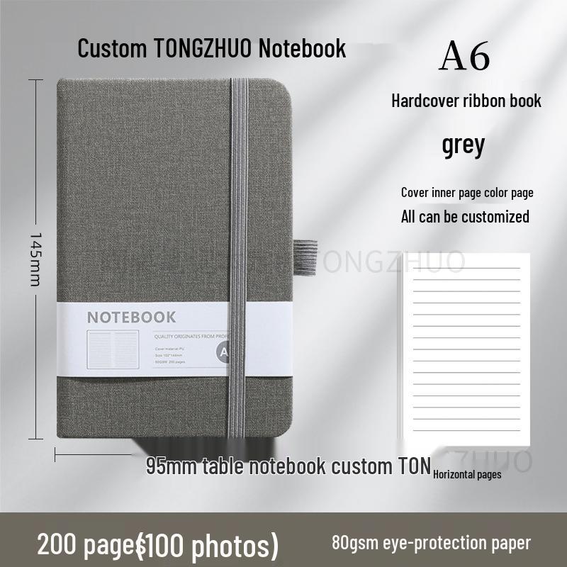 Высококачественный блокнот A5 с индивидуальным дизайном и резинкой для бизнеса и офиса