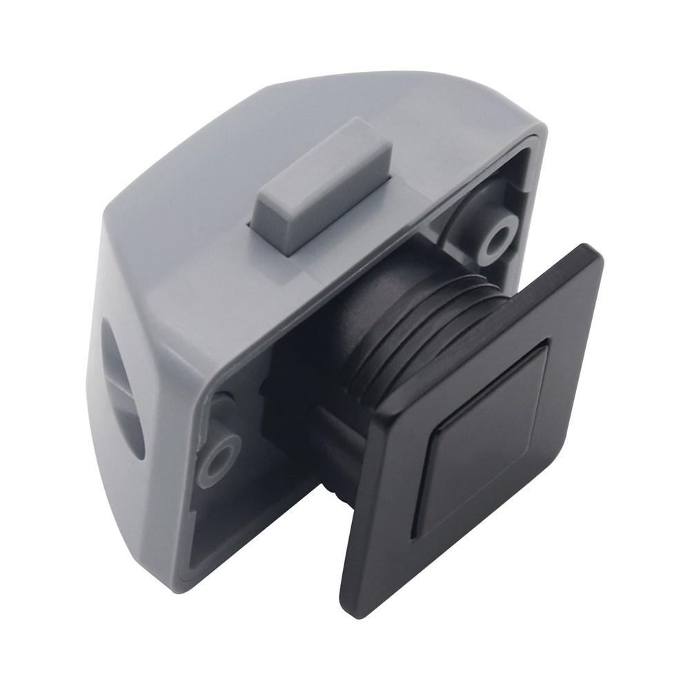 Square button lock+Fixed screw 15mm For RV Drawer Cupboard Door Caravan Cabinet