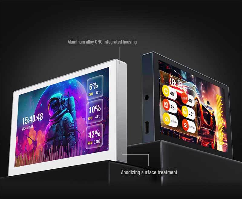 8-дюймовый RGB LCD USB-дополнительный экран со звукоснимателем, разрешение 1280x800