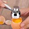 304 Stainless Steel Egg Shell Opener, Creative Eggshell Separator Single And Double Headed Egg Opener For Home Use