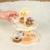 Wooden Dessert Kitchen Set: Pretend Play Cake & Ice Cream Afternoon Tea Toy