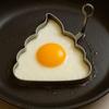 1/2Pcs Fried Egg Mold Middle Finger Shape Prank Egg Mold Stainless Steel