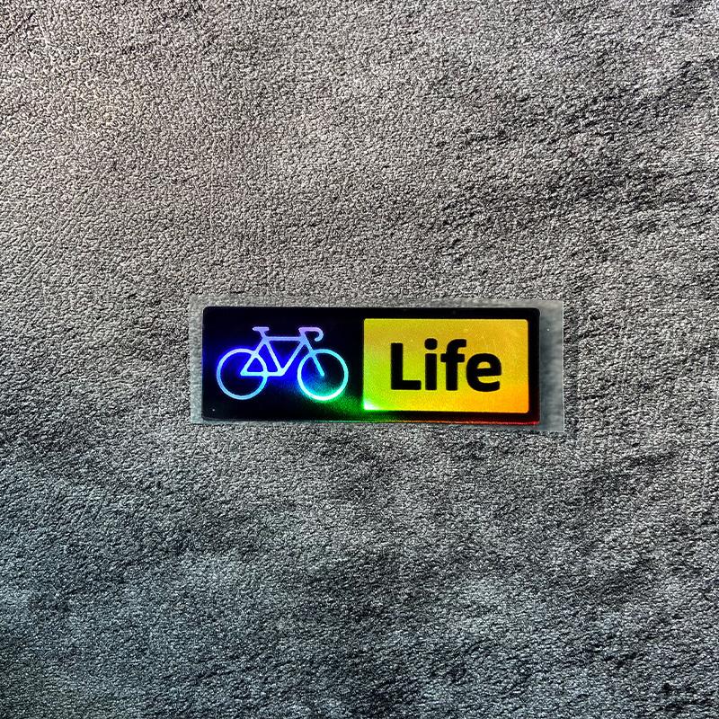 2 шт. Водонепроницаемая виниловая наклейка Bike Life, модная декаль для автомобиля, мотоцикла, велосипедного шлема, аксессуары для декора экстерьера