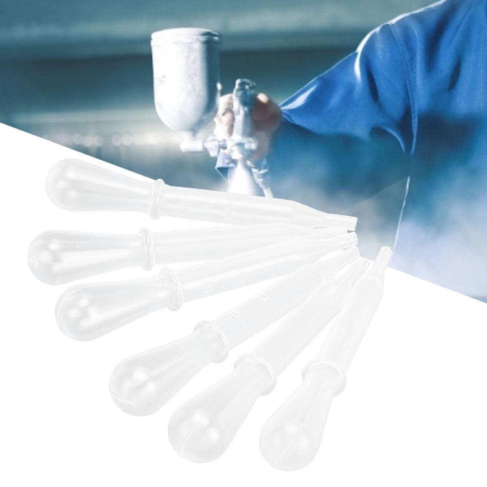 100pcs 1.5m Disposable Transfer Pipettes Calibrated Volumetric Pipettes Airbrush Paint