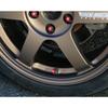 Колпачки на ниппель MONSTER SPORT [Красные], 4 шт., Универсальные для автомобилей и мотоциклов, Алюминий, Фрезерованные, Анодированное покрытие, Форма бочонка x Рифленые, 680500