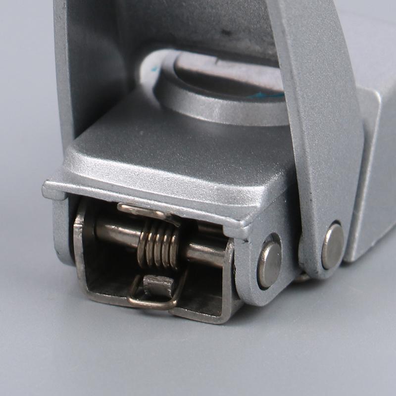 High Quality Cabinet Black Coated Metal Hasp Latch Dk604 Security Toggle Lock With Two Keys