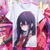 Oshi No Ko Anime Manga 3D Print T-Shirts Men Women Fashion Streetwear Oversized Short Sleeve T Shirt Male Tees Tops Man Clothing