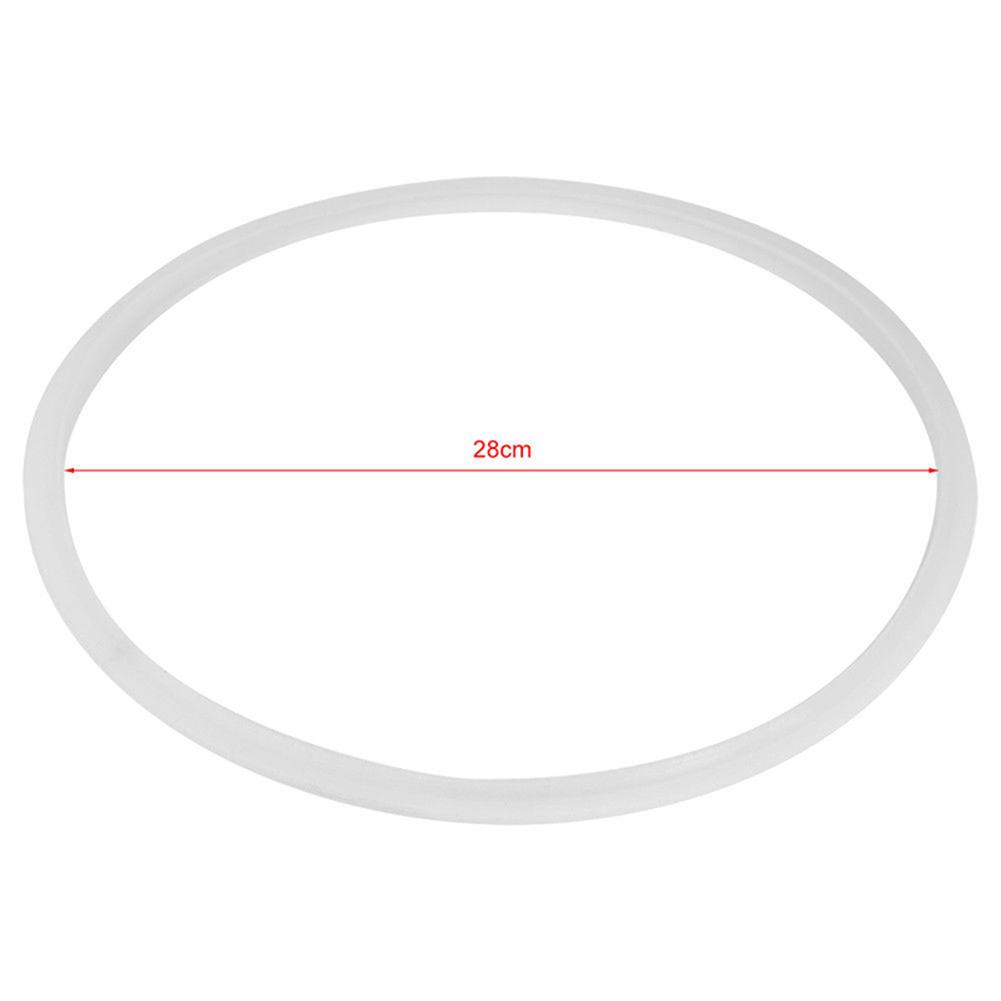 1pcs Silicone Pressure Cooker Seal Ring O Ring Rubber Clear Replacement Gasket Kitchen Cooking Tool 18/20/22/24/26/28/30/32cm