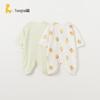 Летний хлопковый комбинезон-боди с бабочками Tongtai для младенцев, комплект из 2 предметов