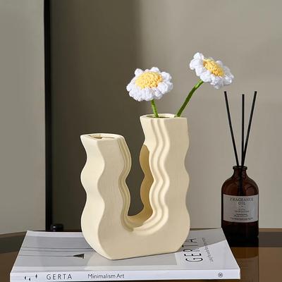 Современная креативная керамическая ваза Morandi, красочный декор комнаты, геометрическое искусство, цветочные вазы, украшения для дома, аксессуары, украшения, подарок