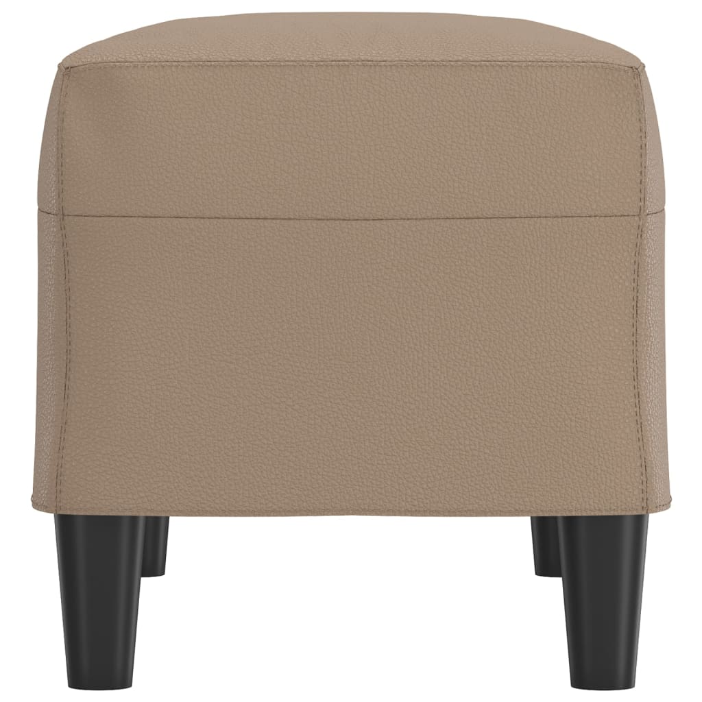 Bench in Cappuccino Brown 70 x 35 x 41 cm Faux Leather