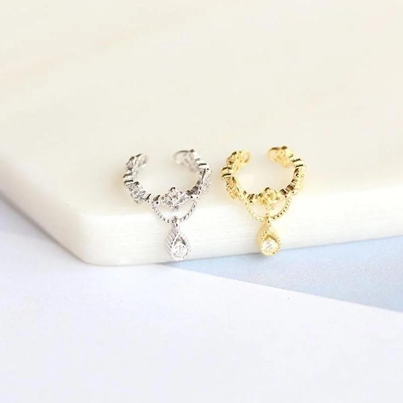 1 пара серег-колец с клипсами из хрустальных страз, ювелирные украшения для свадьбы, вечеринки, женские серьги