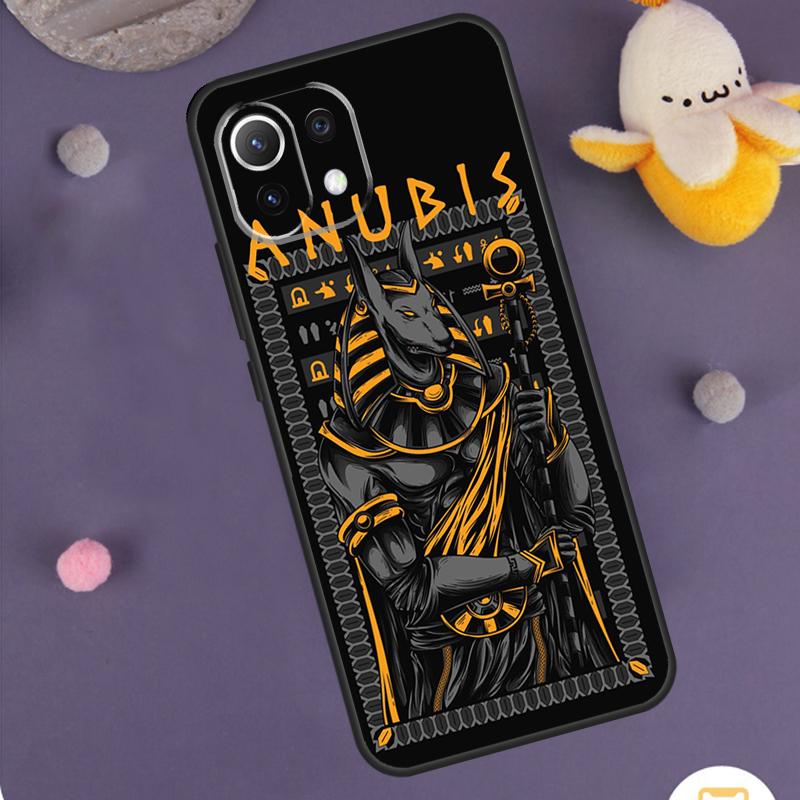 Египетский Бог Анубис Чехол Для Xiaomi 15 14 Ultra 13T 14T 15T 17 Pro Max POCO F8 Ultra X5 X6 X7 F5 F6 F7 Pro Обложка