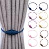 1 пара простых в использовании шнуров для подтяжки штор многоразового использования прочный магнитный держатель для подтяжки штор
