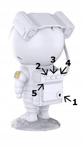 Night Lamp Led Projector Sky Star Astronaut For Kids Remote Control