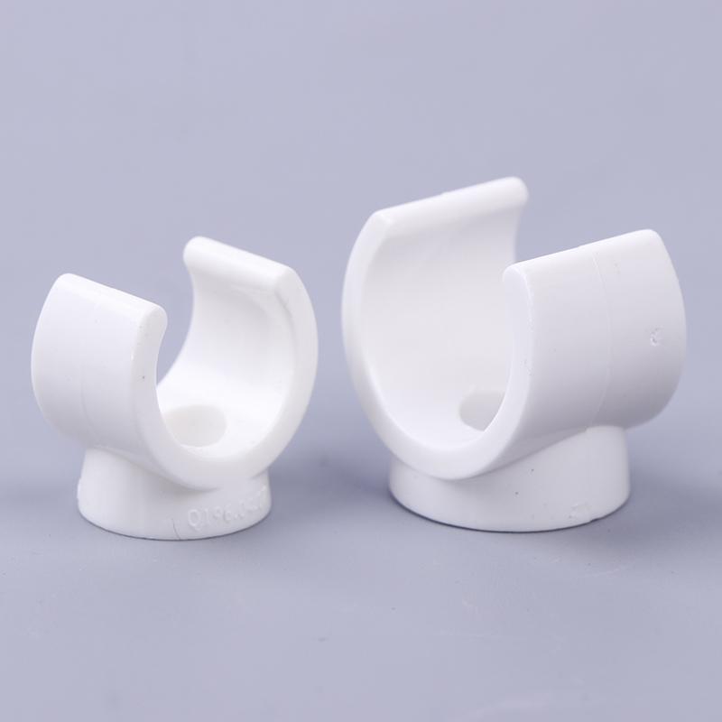 20 шт. 20 мм ПВХ водопроводные хомуты зажимы соединитель подходят для 0,5/0,79 дюйма Od ТВ лотки трубка шланг вешалка поддержка Pex трубка