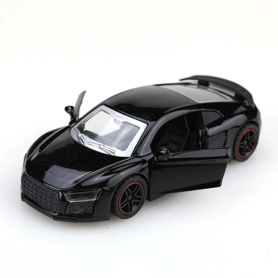 (Упакованный)1:43 R8 Гоночный автомобиль, Модель автомобиля из сплава, Симулированное транспортное средство, Детский автомобиль из сплава, Модель игрушки для мальчика, Украшения для автомобиля