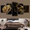 HD Modular Printed Modern Abstract Wall Art 5 Panel Skull Poster Framework Pictures Home Decor Living Room Canvas Painting