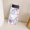 Для Samsung Galaxy Z Flip3 Flip4 5g Flip 3 4 Чехол Мраморный черный чехол Для Samsung Galaxyzflip3 Прозрачный жесткий защитный чехол