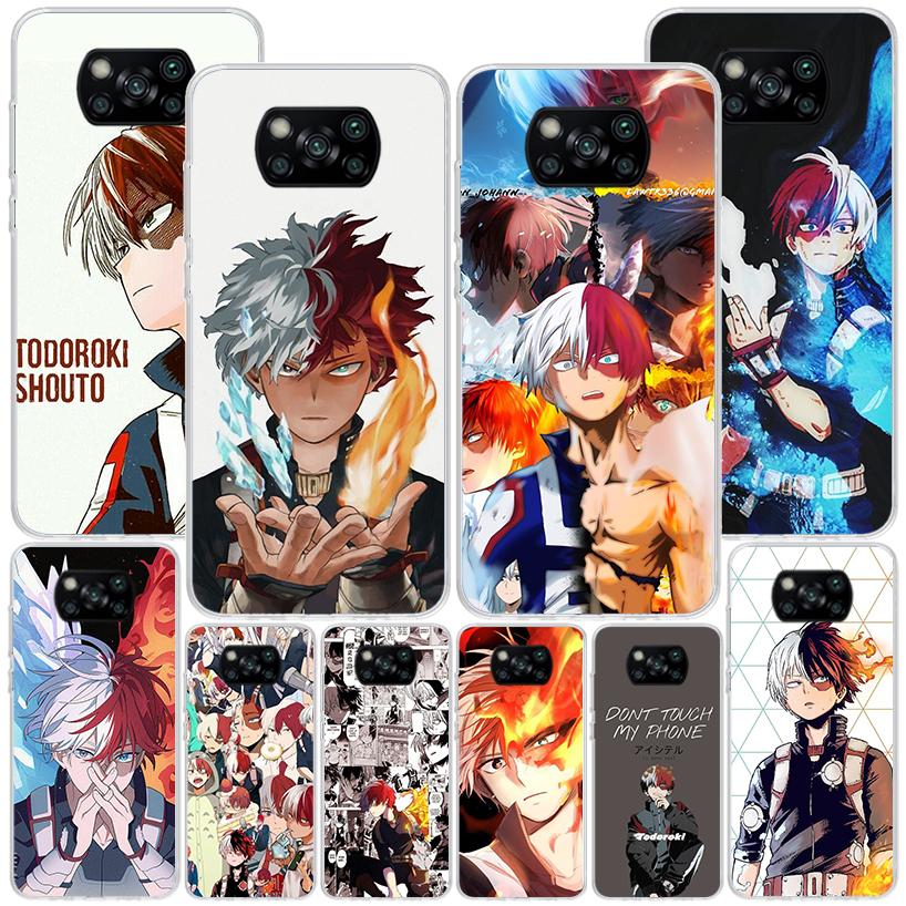 My Hero Todoroki Shoto Phone Case For Xiaomi Poco X7 X6 X5 Pro F7 Ultra Redmi 15C 15 13C 13 12C 12 10 10A 10C 9 9A 9C 9T Cover P